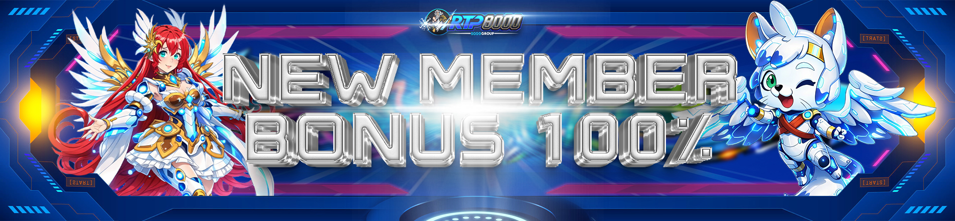 Bonus New Member 100%